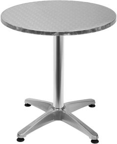 Round Bistro Table with Folding Tray, Adjustable Height Bar Table for Indoor, Outdoor AVAILABLE FOR COLLECTION