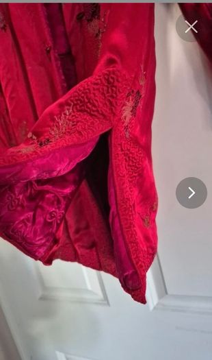 Vintage Asian ornate quilted jacket