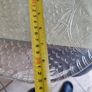 Vintage 4 DIFFERENT  Large  Clear Pressed Glass Serving Plate Image 4