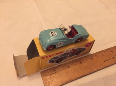 Dinky 111. Triumph TR2 sports car. In box, perfect condition.