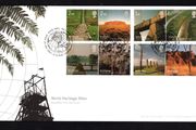 2005 Great Britain World heritage sites Commemorative Stamps Addressed First Day Cover (FDC).