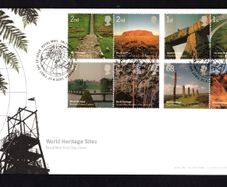 2005 Great Britain World heritage sites Commemorative Stamps Addressed First Day Cover (FDC).