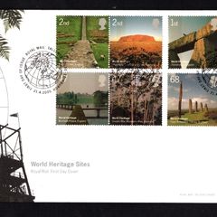 2005 Great Britain World heritage sites Commemorative Stamps Addressed First Day Cover (FDC).