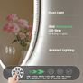Oval Bluetooth Bathroom Mirror with LED Lights 600x1000mm, Anti-Fog, LED Bathroom Mirror with Memory, 3000K-6500K, Dimmable, HD Tempered Glass, IP44 Waterproof, Horizontal or Vertical Image 7