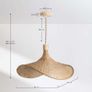 2x Bamboo ceiling lights Image 3