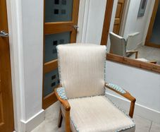 Parker Knoll armchair- reupholstered