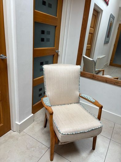Parker Knoll armchair- reupholstered