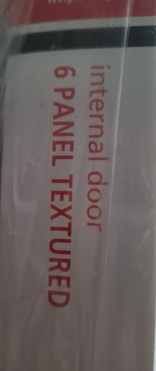 2 six panel interior doors - still in packaging