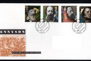 1992 Great Britain Death Centenary of Alfred Lord Tennyson Commemorative Stamps Royal Mail Addressed First Day Cover (FDC)