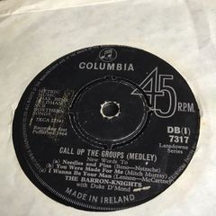 The Baron Knights vinyl single record - Call up the groups Medley