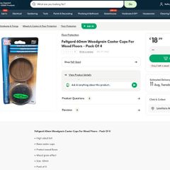 Castor Cups for wood floor