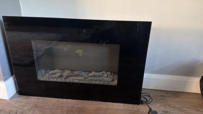 wall-mounted electric fireplace