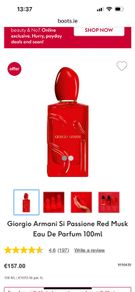 ARMANI Si Passione Red Musk 100ml parfum for her
