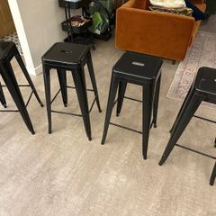 Set of 4 Stackable Stools