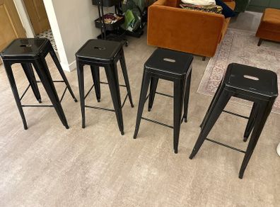 Set of 4 Stackable Stools