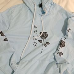 Blue hoodie