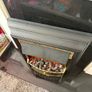 Fireplace with electric inset. Image 3