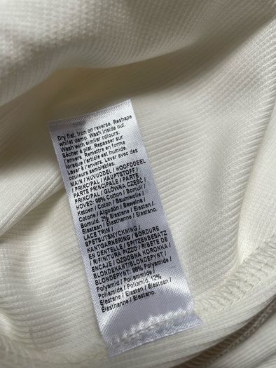 River Island curves white ladies top plus size - New