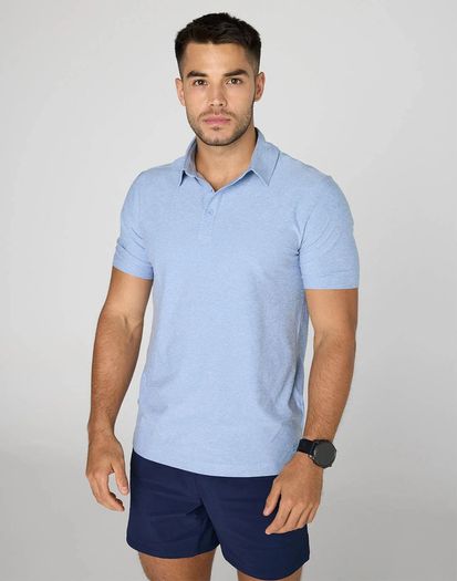 Gym+Coffee Mens Polo Top