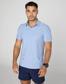 Gym+Coffee Mens Polo Top