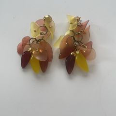 Designer Adolfo Dominiquez Perspex Earrings