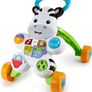 Learn with Me Zebra Walker First Steps Baby Walker Push Along Toy with Lights, Music, Baby Girl and Baby Boy Toys Hands-On Toddler Baby Push Along Walker UK English Version Image 2