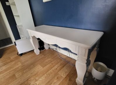 Side table and mirror