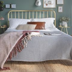 Lily 5ft (King Size) Brass Bed