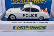Scalextric C4420 Jaguar MK2 - Police Edition Slot Car ( classic road )