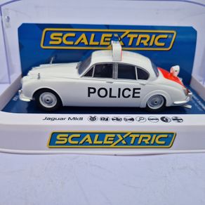 Scalextric C4420 Jaguar MK2 - Police Edition Slot Car ( classic road )
