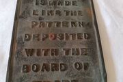 19th Century Bronze Machinery Placque