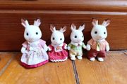 Sylvanian rabbit family