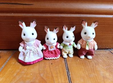 Sylvanian rabbit family