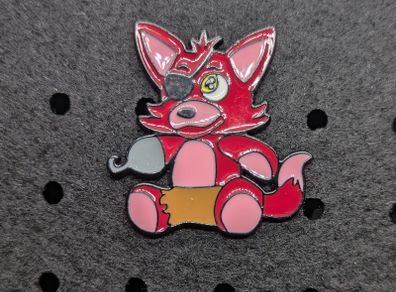 Foxy fnaf enamel pin