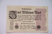 Germany. Reichsbanknote. 2 Millionen Mark (9.8.1923) Nice Condition!