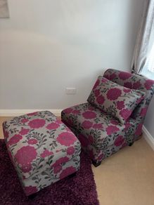 Chair & footstool