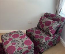 Chair & footstool