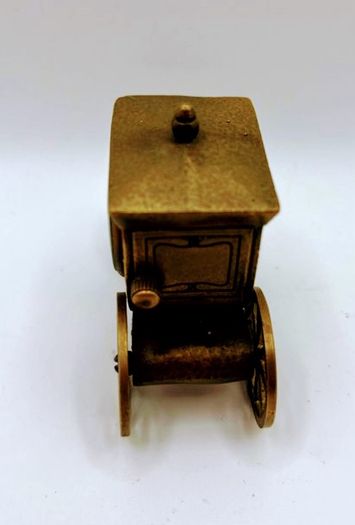 Antique bronze clock