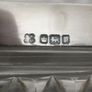 Antique silver mounted cut glass bowl. Image 3