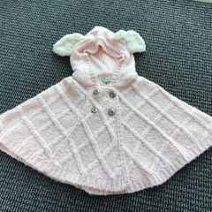 Baby Girl Next poncho, size 1-2 years