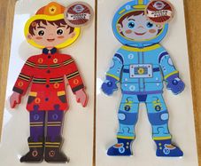 Wooden puzzle toys X 2 for 8 euro