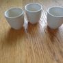 Vintage Pottery Egg Cups x 3 for Sale Image 3