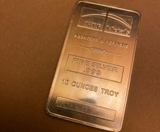 10oz Silver Bar MTR 0.999