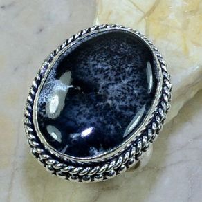 Dendrite Opal Ring