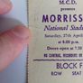 Morrissey  Concert Ticket From 1991 National Stadium. Image 5