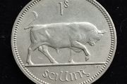 Ireland - 1966 - Shilling - Bull - KM.14a - [743]