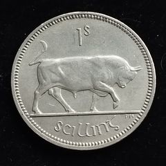 Ireland - 1966 - Shilling - Bull - KM.14a - [743]