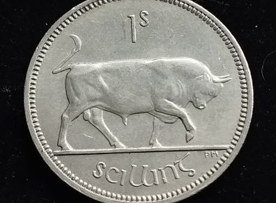 Ireland - 1966 - Shilling - Bull - KM.14a - [743]