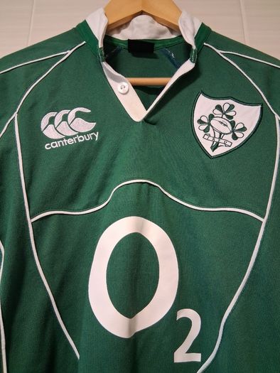 Ireland Rugby Jersey. Grand Slam Winning Jersey 2009. Official Canterbury Home Jersey. Authentic Original From 2009. Not A Modern Day Remake.