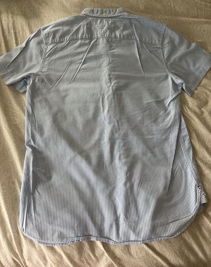 Tommy Hilfiger Blue Striped Oxford Shirt  L